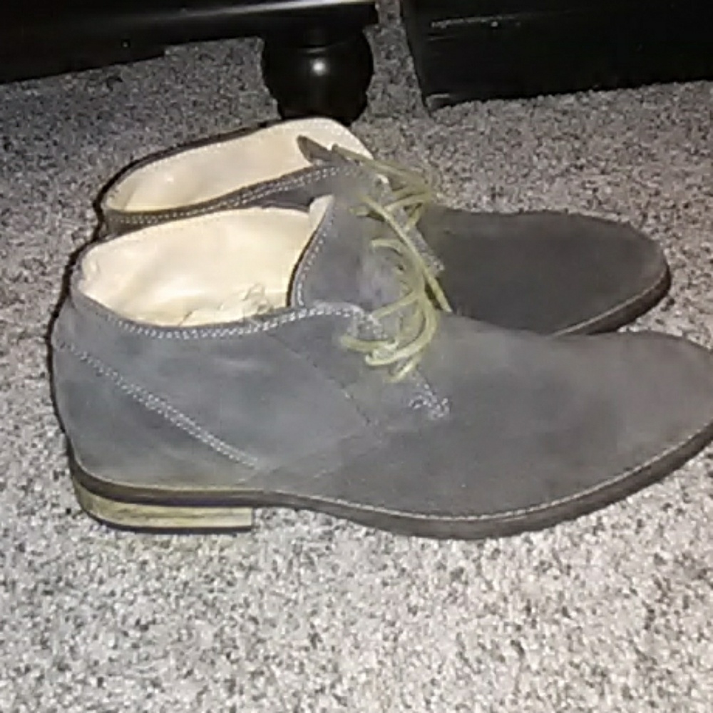Olive Suede dress shoes